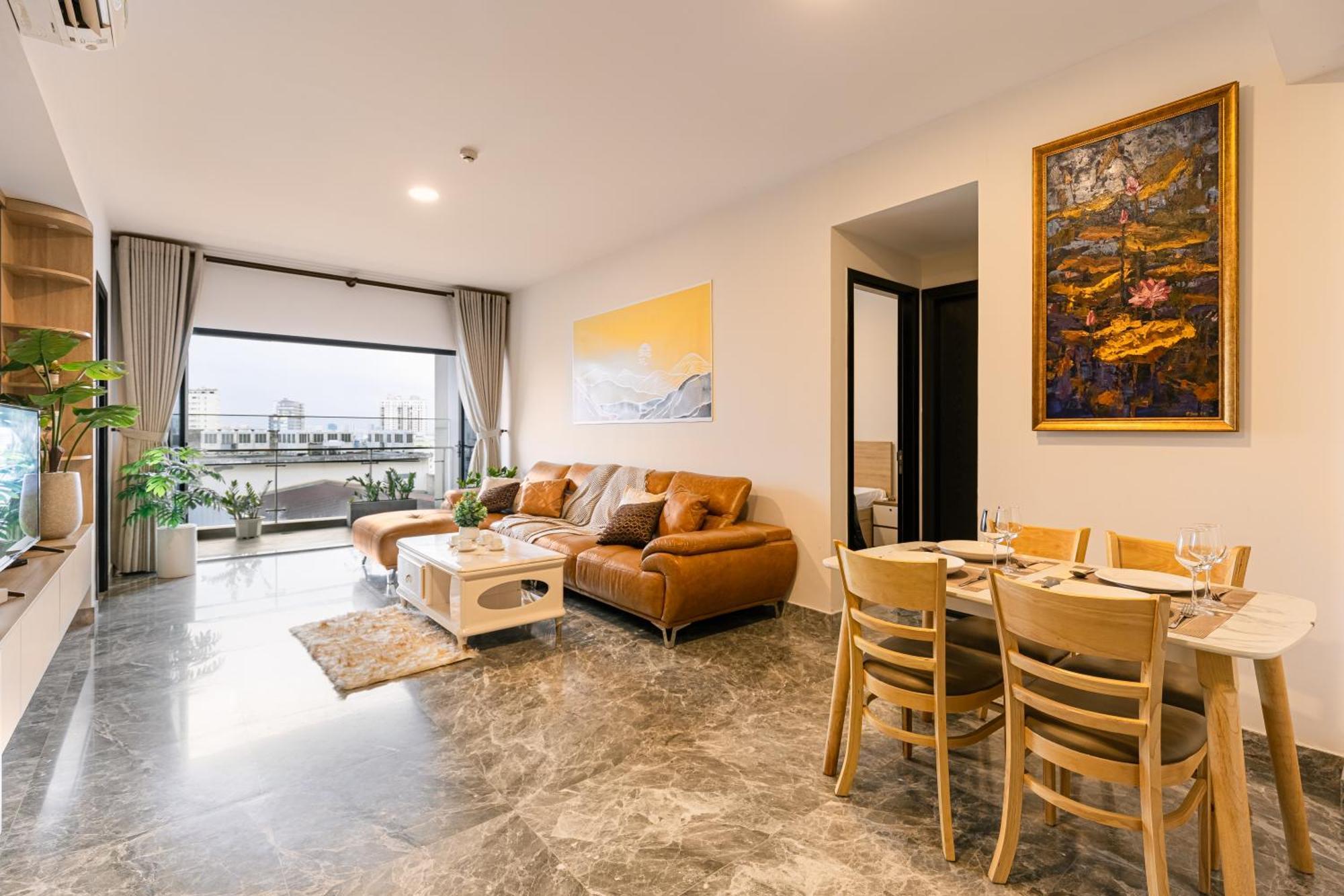 2-3 Bedroom Apartment In District 1 D1Mension Free Pick Up 胡志明市 外观 照片