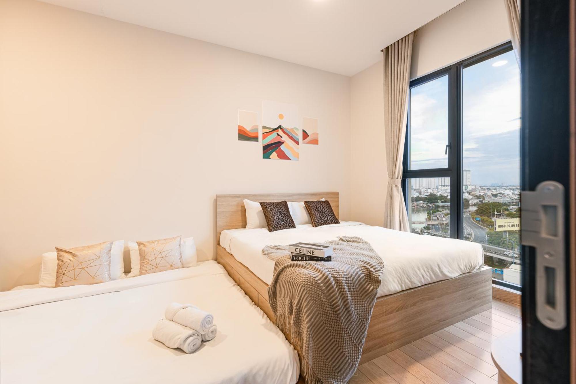 Exclusive 2-3 Bedroom Apartment In District 1 Free Pool Gym Sauna 胡志明市 外观 照片