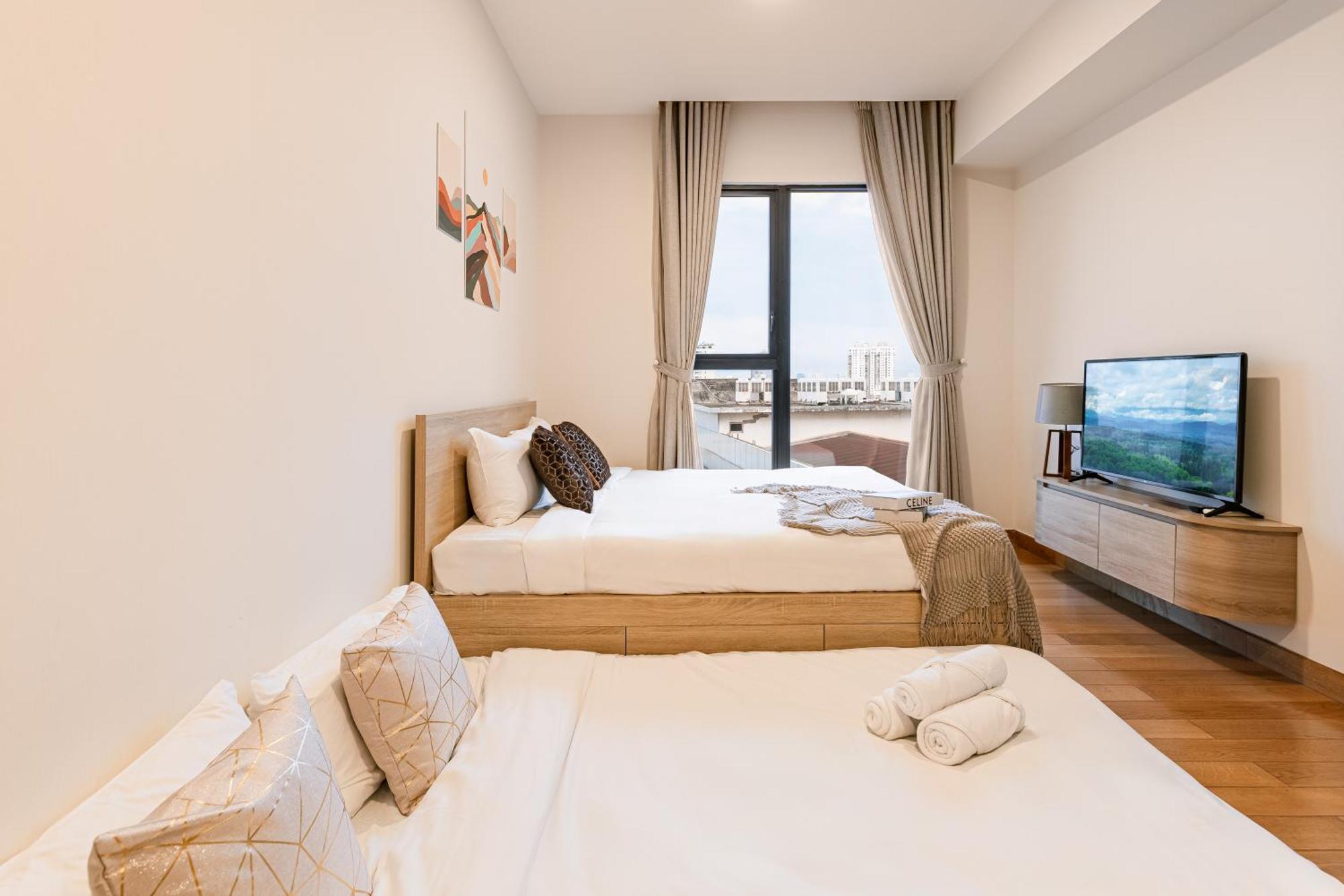 Exclusive 2-3 Bedroom Apartment In District 1 Free Pool Gym Sauna 胡志明市 外观 照片